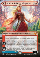 Rowan, Scholar of Sparks // Will, Scholar of Frost (Borderless) [Strixhaven: School of Mages] | Tables and Towers