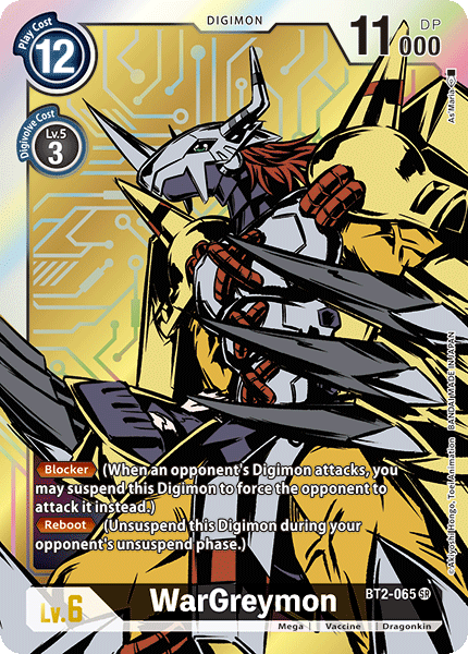 WarGreymon [BT2-065] (Alternate Art) [Release Special Booster Ver.1.0] | Tables and Towers