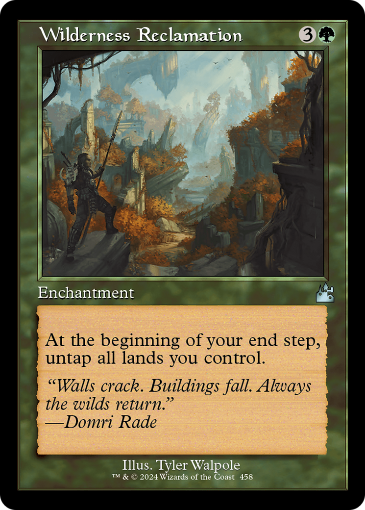 Wilderness Reclamation [Ravnica Remastered] | Tables and Towers