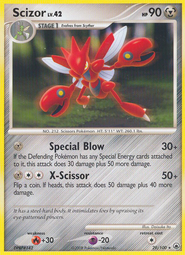 Scizor (29/100) [Diamond & Pearl: Majestic Dawn] | Tables and Towers