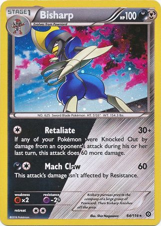 Bisharp (64/114) (Cosmos Holo) [XY: Steam Siege] | Tables and Towers