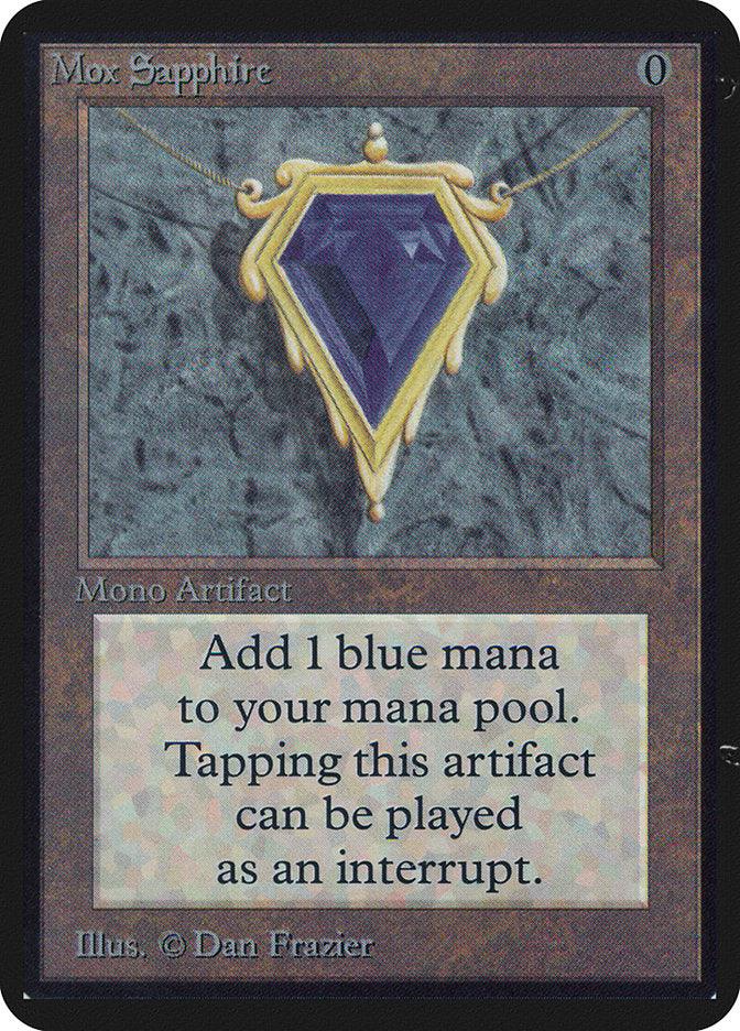 Mox Sapphire [Alpha Edition] | Tables and Towers