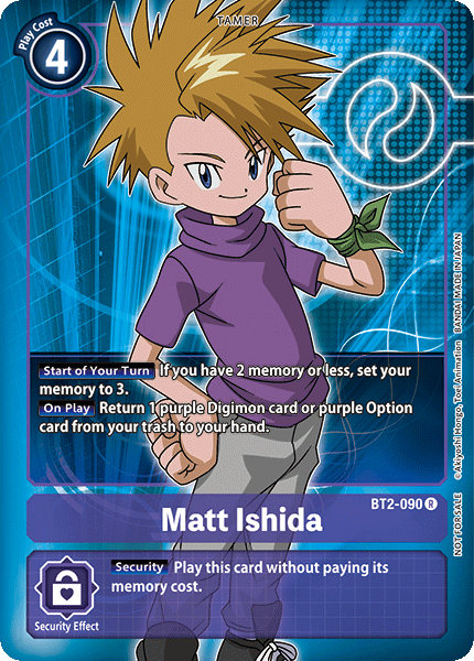 Matt Ishida [BT2-090] (Buy-A-Box Promo) [Release Special Booster Ver.1.0 Promos] | Tables and Towers