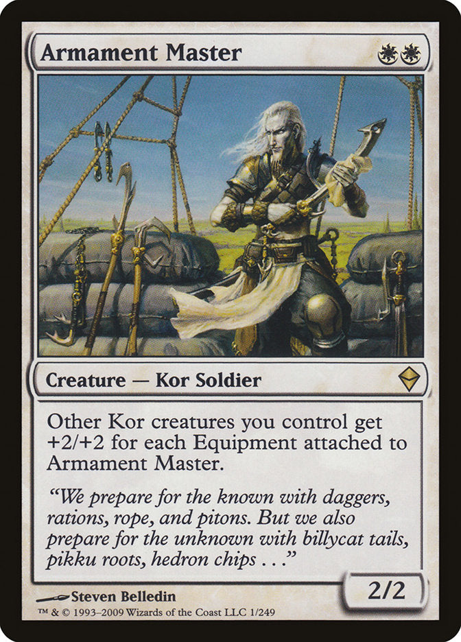 Armament Master [Zendikar] | Tables and Towers