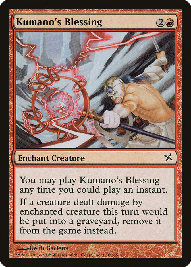 Kumano's Blessing [Betrayers of Kamigawa] | Tables and Towers