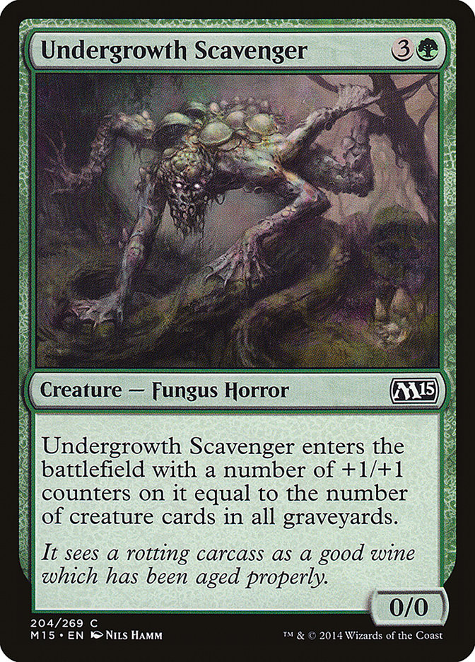 Undergrowth Scavenger [Magic 2015] | Tables and Towers