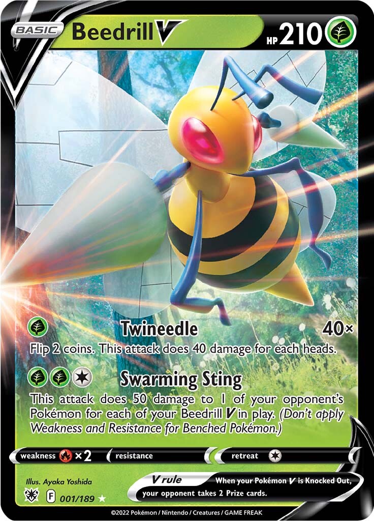 Beedrill V (001/189) [Sword & Shield: Astral Radiance] | Tables and Towers