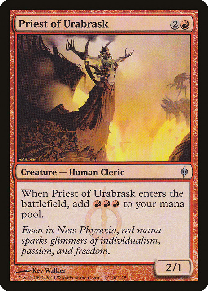 Priest of Urabrask [New Phyrexia] | Tables and Towers