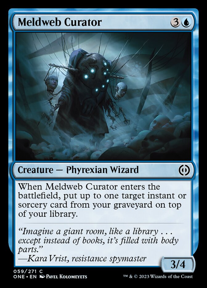 Meldweb Curator [Phyrexia: All Will Be One] | Tables and Towers