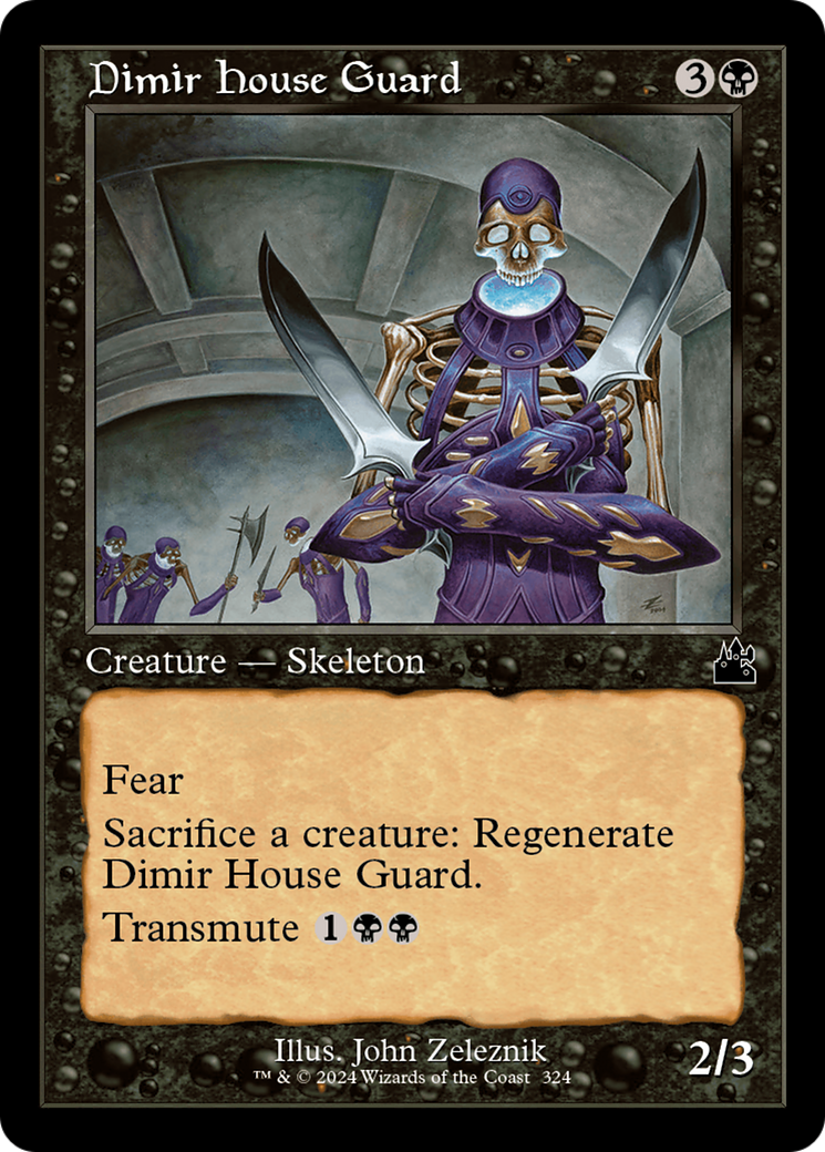 Dimir House Guard (Retro Frame) [Ravnica Remastered] | Tables and Towers