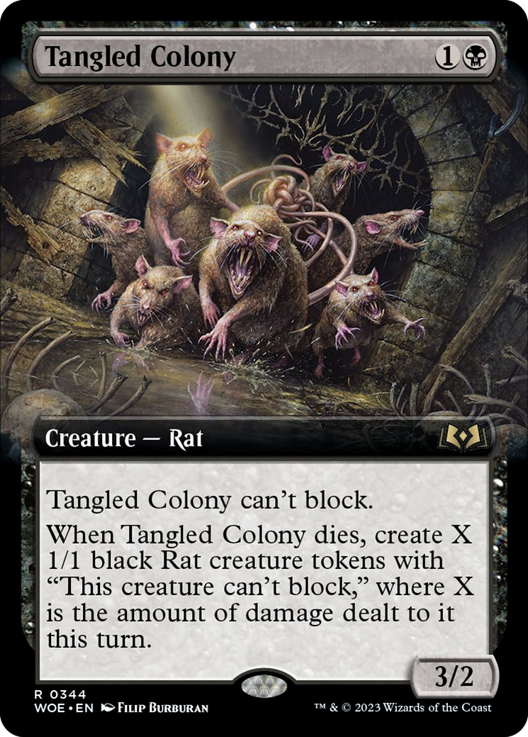 Tangled Colony (Extended Art) [Wilds of Eldraine] | Tables and Towers