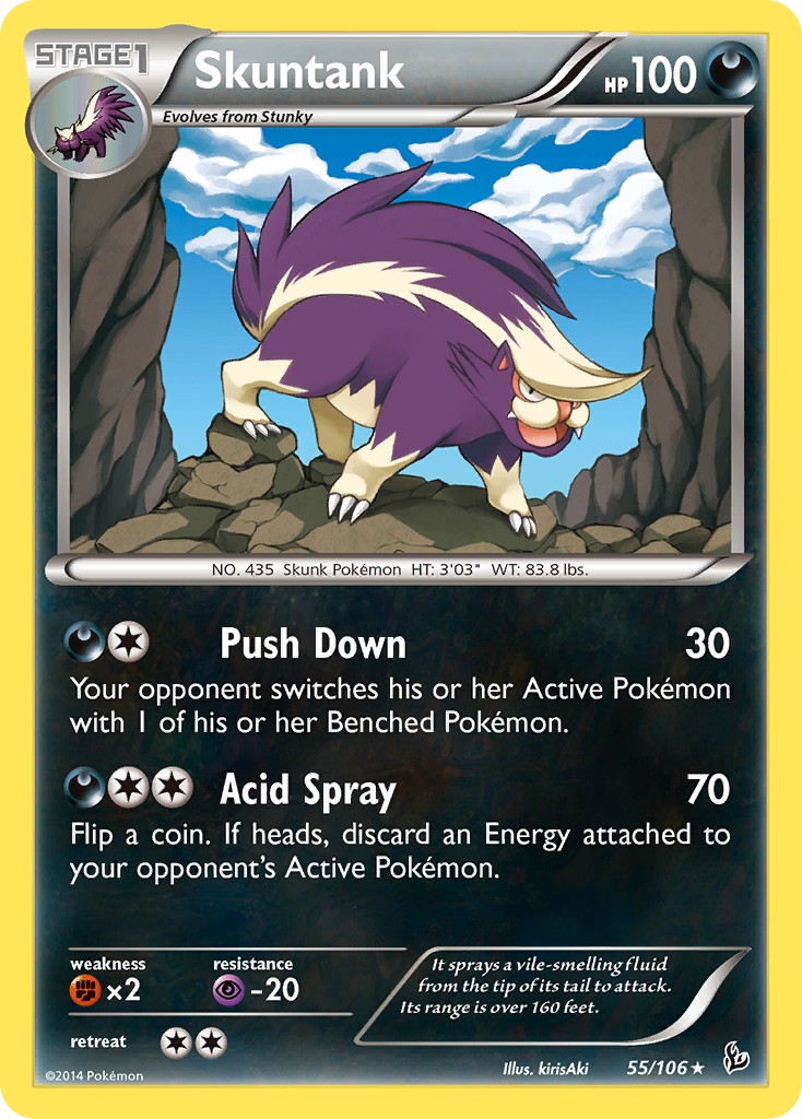 Skuntank (55/106) [XY: Flashfire] | Tables and Towers