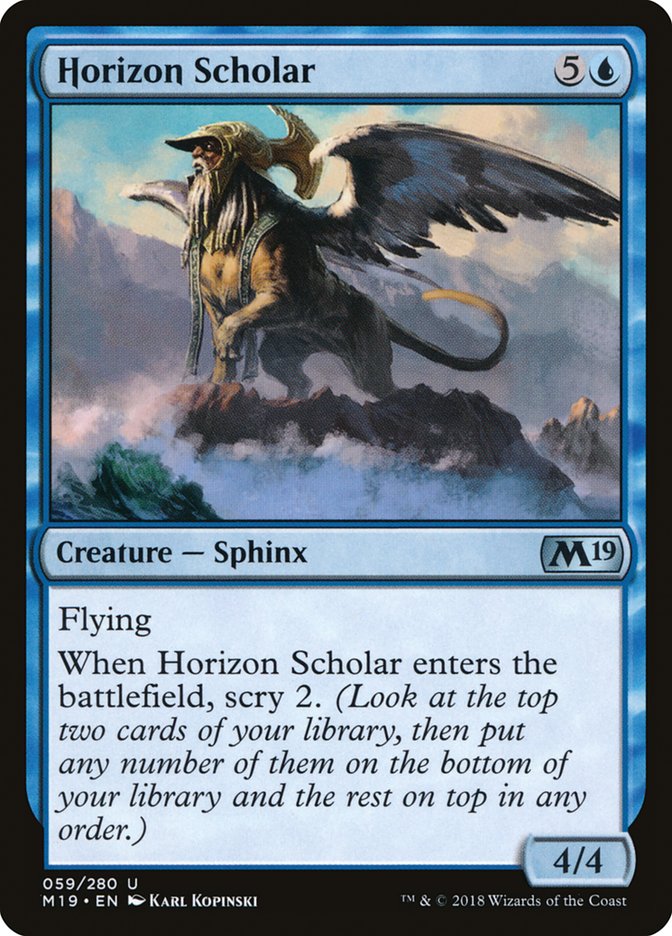 Horizon Scholar [Core Set 2019] | Tables and Towers