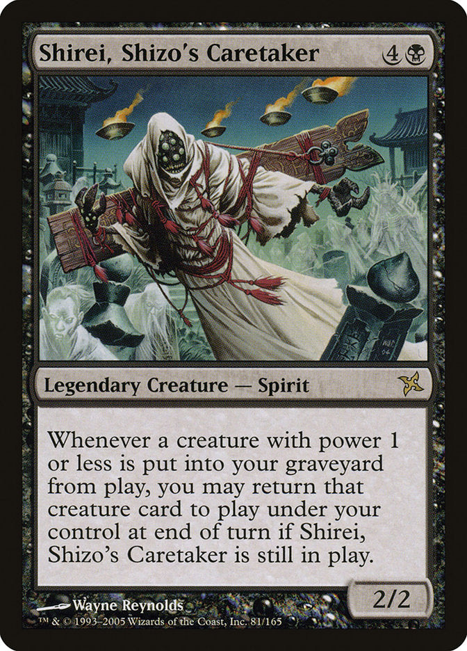 Shirei, Shizo's Caretaker [Betrayers of Kamigawa] | Tables and Towers