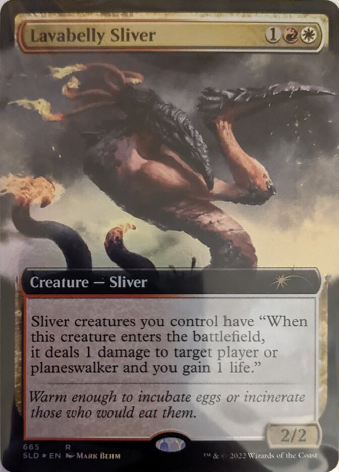 Lavabelly Sliver (Extended Art) [Secret Lair Drop Promos] | Tables and Towers