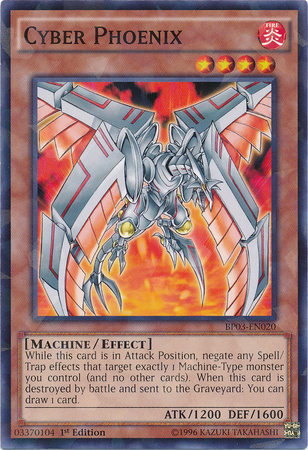 Cyber Phoenix [BP03-EN020] Shatterfoil Rare | Tables and Towers