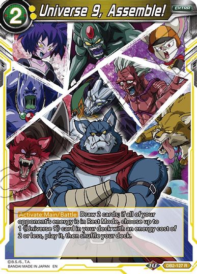 Universe 9, Assemble! (Reprint) (DB2-127) [Battle Evolution Booster] | Tables and Towers