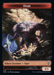 Boar // Ogre Double-Sided Token [Commander Legends: Battle for Baldur's Gate Tokens] | Tables and Towers