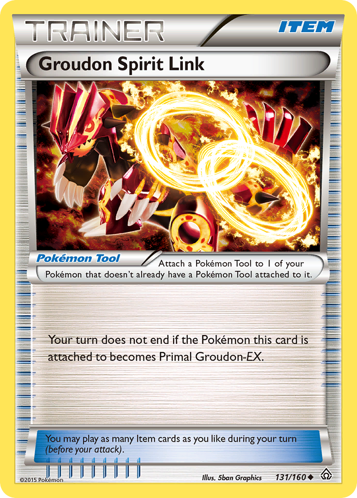 Groudon Spirit Link (131/160) [XY: Primal Clash] | Tables and Towers