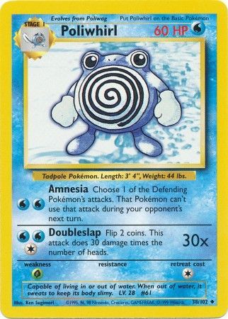 Poliwhirl (38/102) [Base Set Unlimited] | Tables and Towers