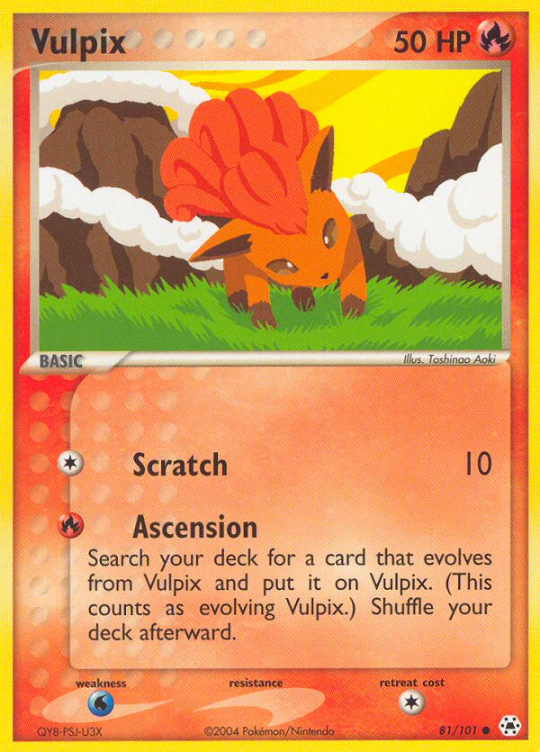 Vulpix (81/101) [EX: Hidden Legends] | Tables and Towers