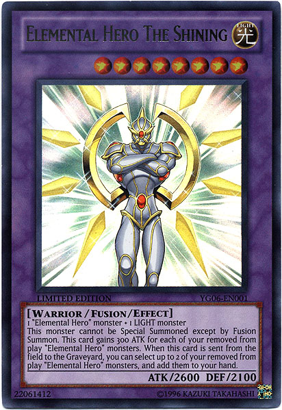 Elemental Hero The Shining [YG06-EN001] Ultra Rare | Tables and Towers