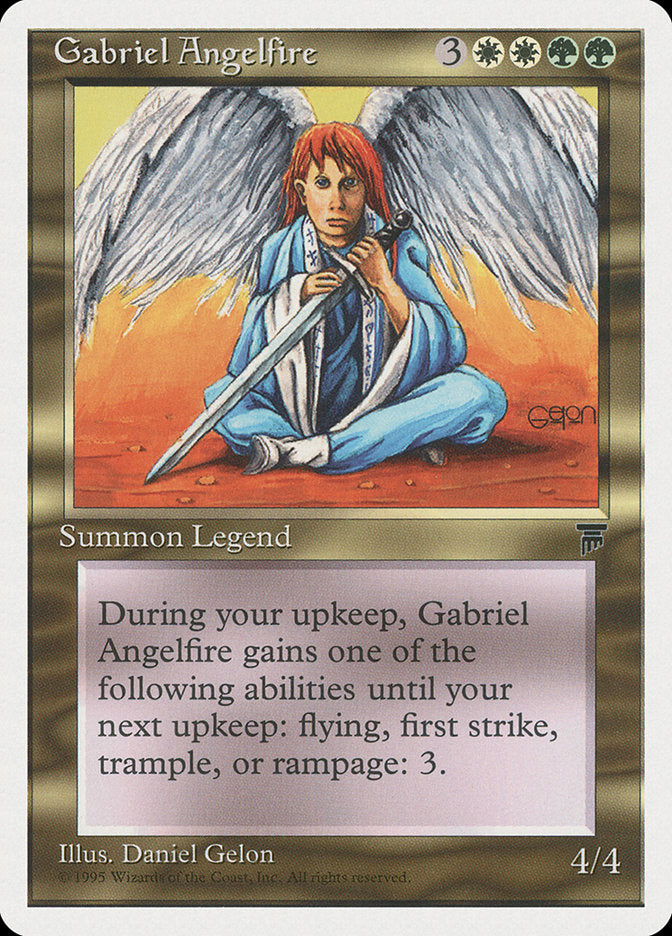 Gabriel Angelfire [Chronicles] | Tables and Towers