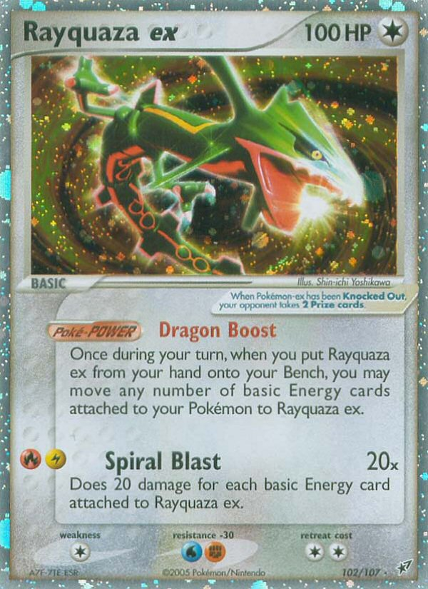 Rayquaza ex (102/107) [EX: Deoxys] | Tables and Towers