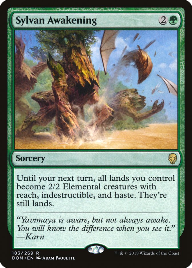 Sylvan Awakening [Dominaria] | Tables and Towers