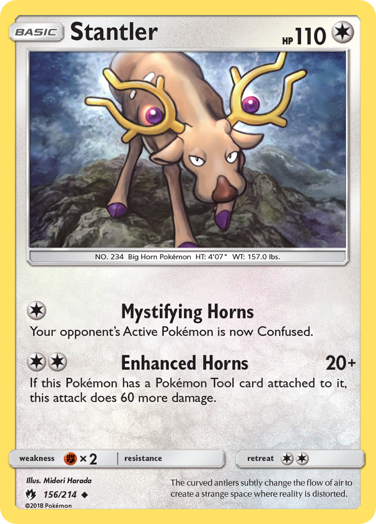 Stantler (156/214) [Sun & Moon: Lost Thunder] | Tables and Towers