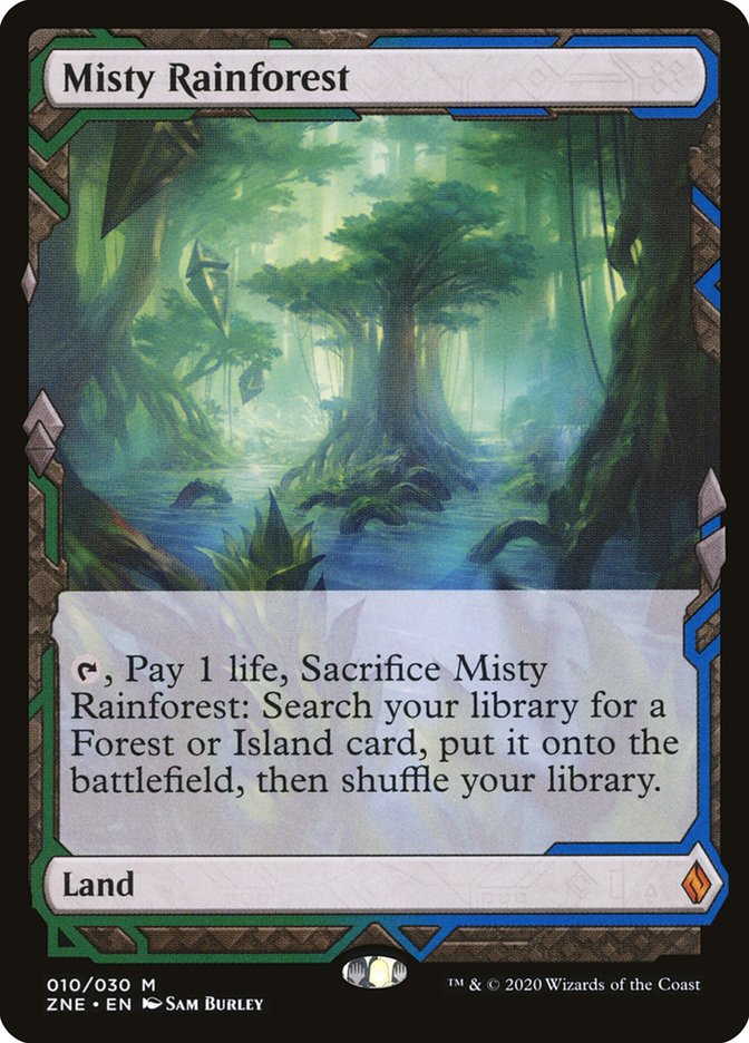 Misty Rainforest (Expeditions) [Zendikar Rising Expeditions] | Tables and Towers