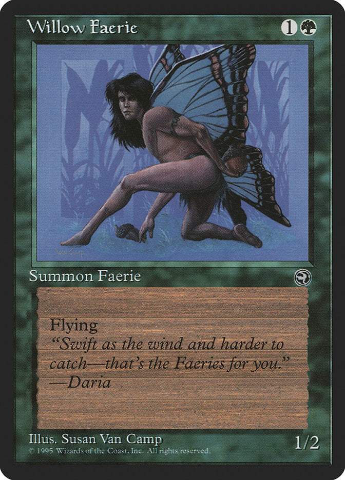 Willow Faerie (Daria Flavor Text) [Homelands] | Tables and Towers