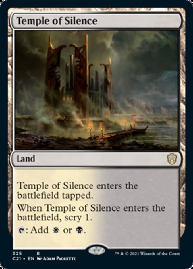 Temple of Silence [Commander 2021] | Tables and Towers