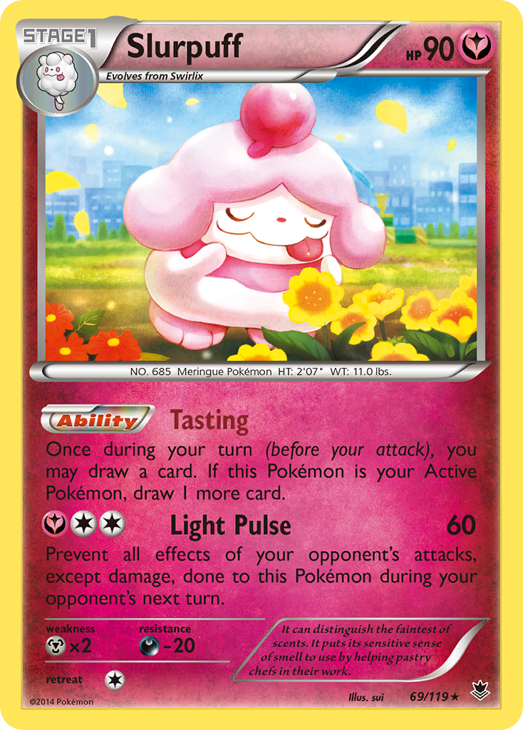 Slurpuff (69/119) [XY: Phantom Forces] | Tables and Towers