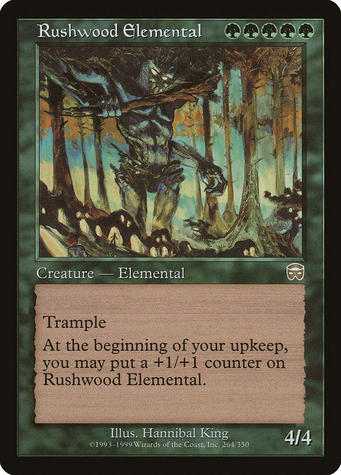 Rushwood Elemental [Mercadian Masques] | Tables and Towers