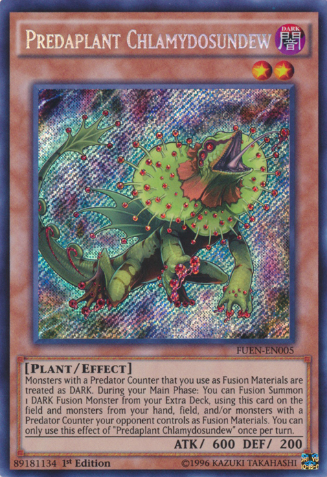 Predaplant Chlamydosundew [FUEN-EN005] Secret Rare | Tables and Towers