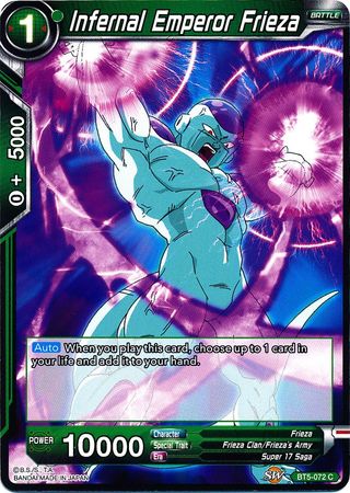 Infernal Emperor Frieza (BT5-072) [Miraculous Revival] | Tables and Towers