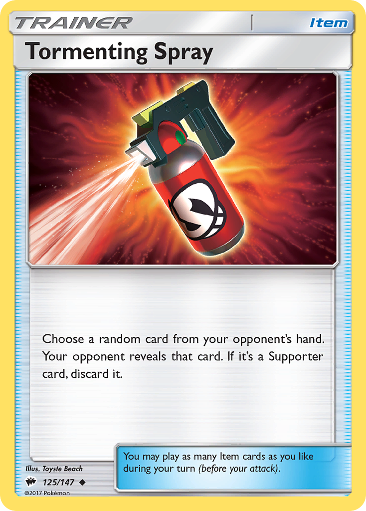 Tormenting Spray (125/147) [Sun & Moon: Burning Shadows] | Tables and Towers