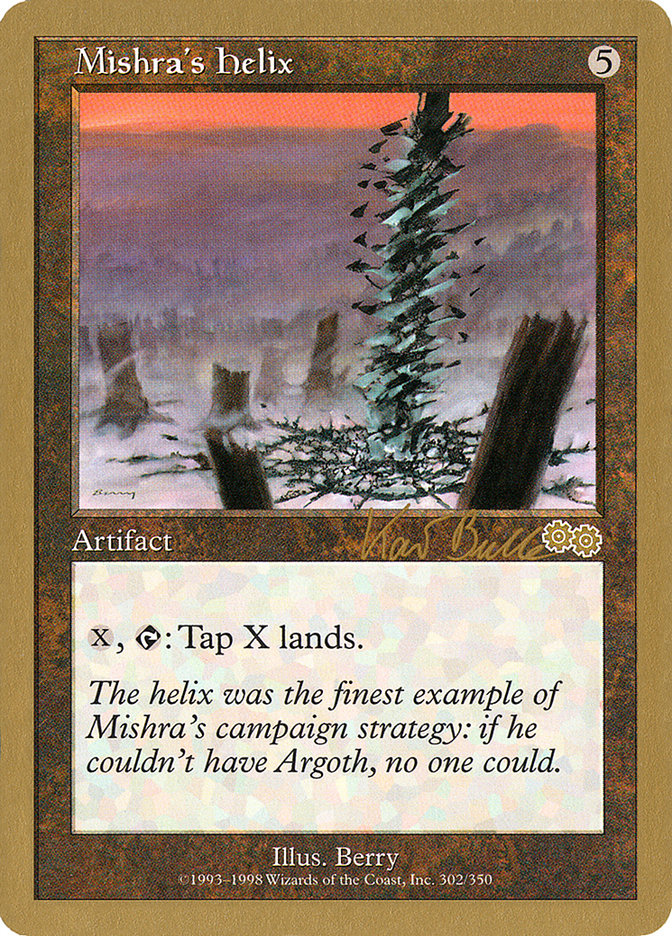 Mishra's Helix (Kai Budde) [World Championship Decks 1999] | Tables and Towers