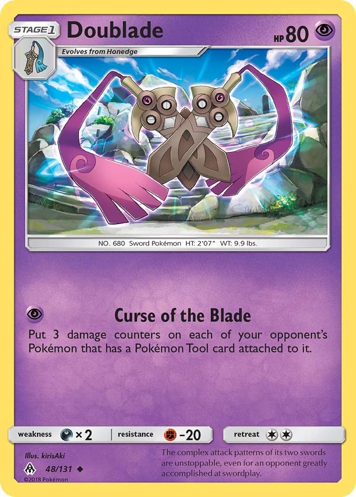 Doublade (48/131) [Sun & Moon: Forbidden Light] | Tables and Towers