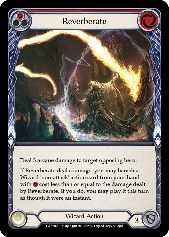 Reverberate (Red) [ARC138-C] (Arcane Rising)  1st Edition Normal | Tables and Towers