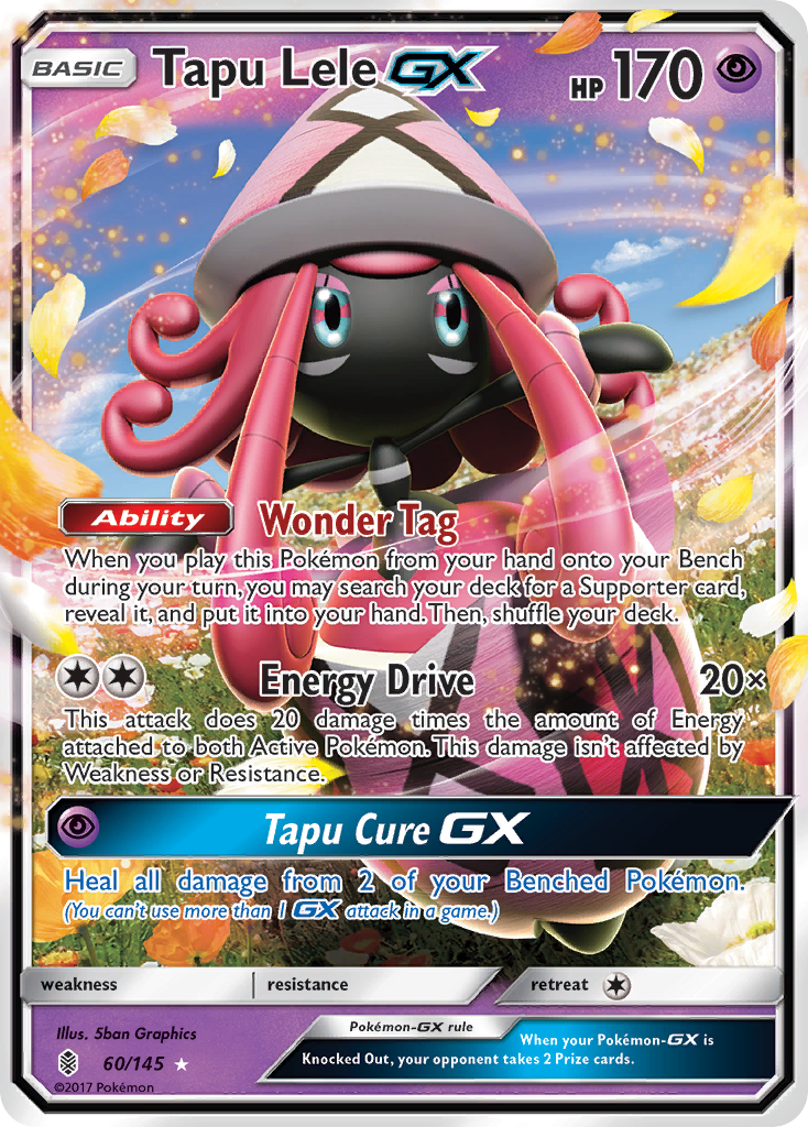 Tapu Lele GX (60/145) [Sun & Moon: Guardians Rising] | Tables and Towers