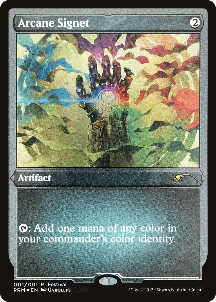 Arcane Signet (Foil Etched) [30th Anniversary Promos] | Tables and Towers