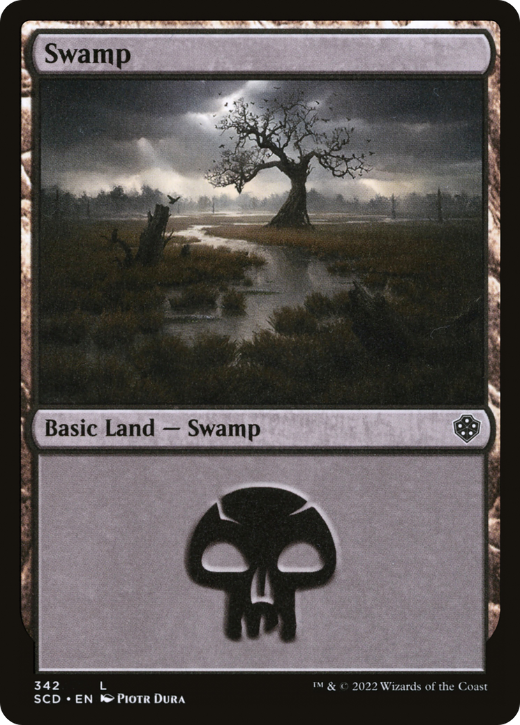 Swamp (342) [Starter Commander Decks] | Tables and Towers