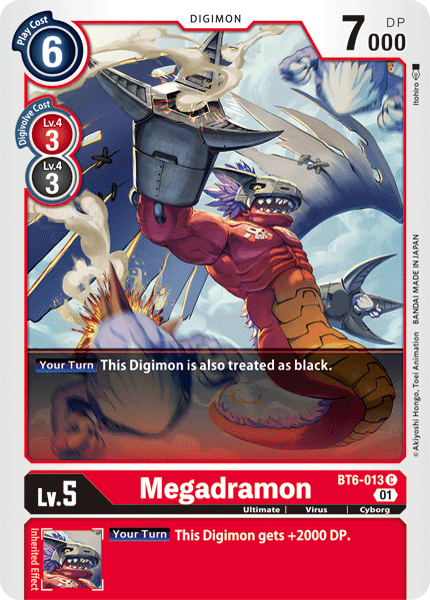 Megadramon [BT6-013] [Double Diamond] | Tables and Towers