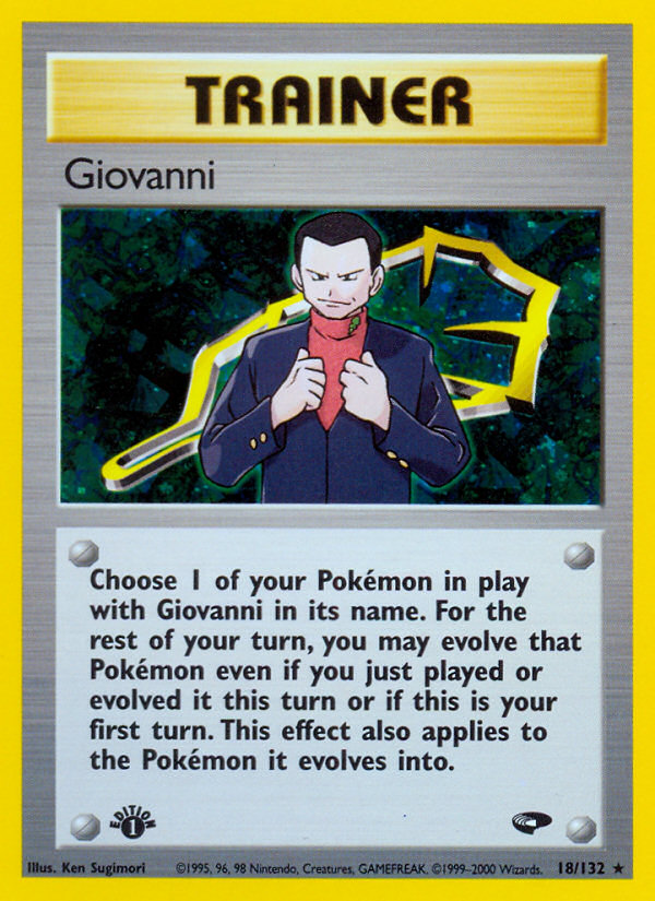 Giovanni (18/132) [Gym Challenge 1st Edition] | Tables and Towers