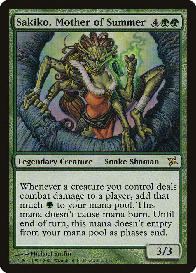 Sakiko, Mother of Summer [Betrayers of Kamigawa] | Tables and Towers