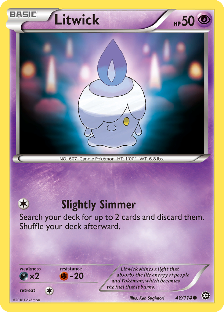 Litwick (48/114) [XY: Steam Siege] | Tables and Towers