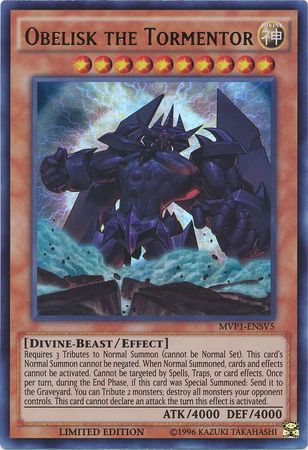 Obelisk the Tormentor [MVP1-ENSV5] Ultra Rare | Tables and Towers