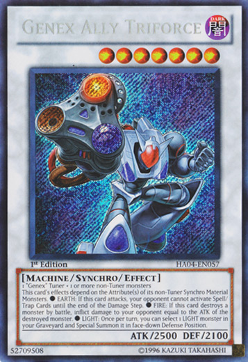 Genex Ally Triforce [HA04-EN057] Secret Rare | Tables and Towers